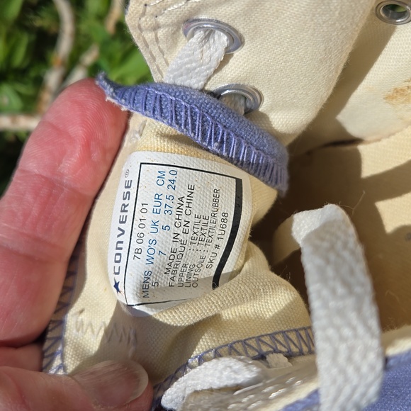 Converse ALL STAR Custom Chuck Taylor Low Top VIOLET NWOT Unisex - Picture 10 of 12